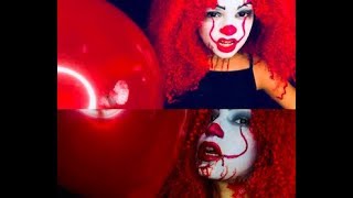 It Pennywise Halloween Makeup Tutorial On 6 Year Old Gianella Miracle