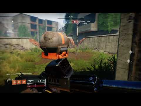 Playing Destiny2 with Pam - Pam has been playing a lot of Destiny with me. Sometimes she's top of the leaderboard and lets me know it.