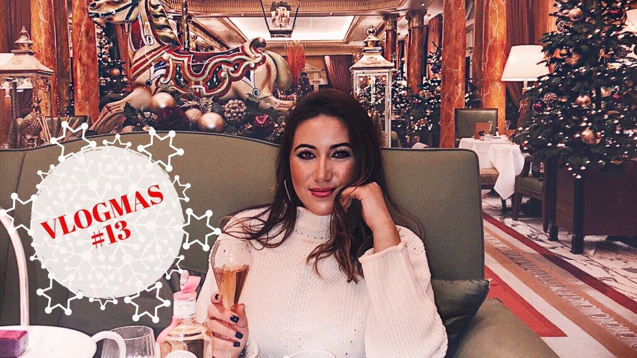 AFTERNOON TEA AT THE DORCHESTER WITH ROGER & GALLET | VLOGMAS #13 | Through Mona's Eyes - YouTube