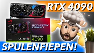 HORROR!! Spulenfiepen bei 2000€ Grafikkarte | ASUS RTX 4090 Gaming OC Strix im TEST