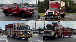 *Rare Units* - Chief 10, AIR 2, Rehab 1, and Others Arriving to Working Residential Fire