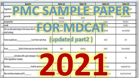 PMC SAMPLE PAPER ENGLISH 2