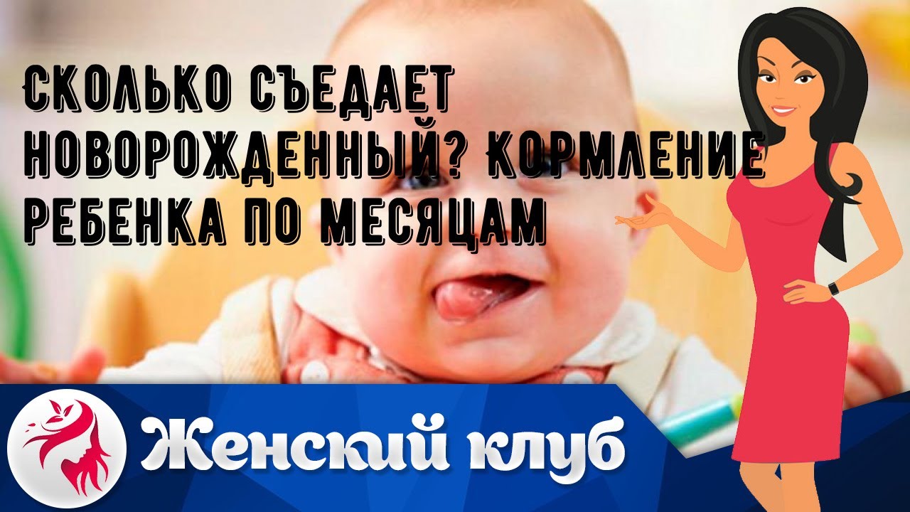 Сколько съедает новорожденный? Кормление ребенка по месяцам - YouTube