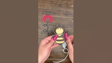One Minute Make - BEE & LADYBUG - With Gracie - How to Assemble DIY Tutorial with SVG Files