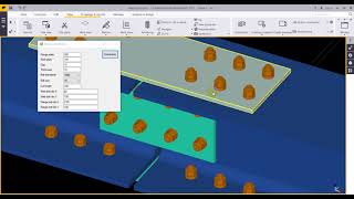 Tekla Open API splice connection.