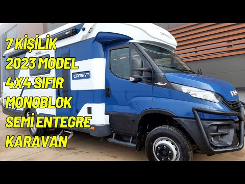 7 KİŞİLİK SIFIR KM MONOBLOK SEMİ ENTEGRE CARSİVA KARAVAN