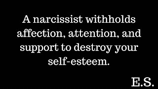 The Neglectful Narcissist. (Understanding Narcissism.) #narcissistic behaviour