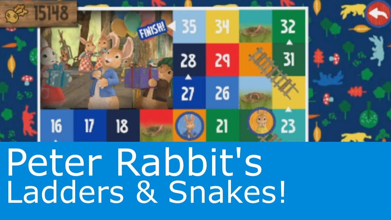 ByChris Plays Special: Peter Rabbit's Ladders & Snakes! - YouTube