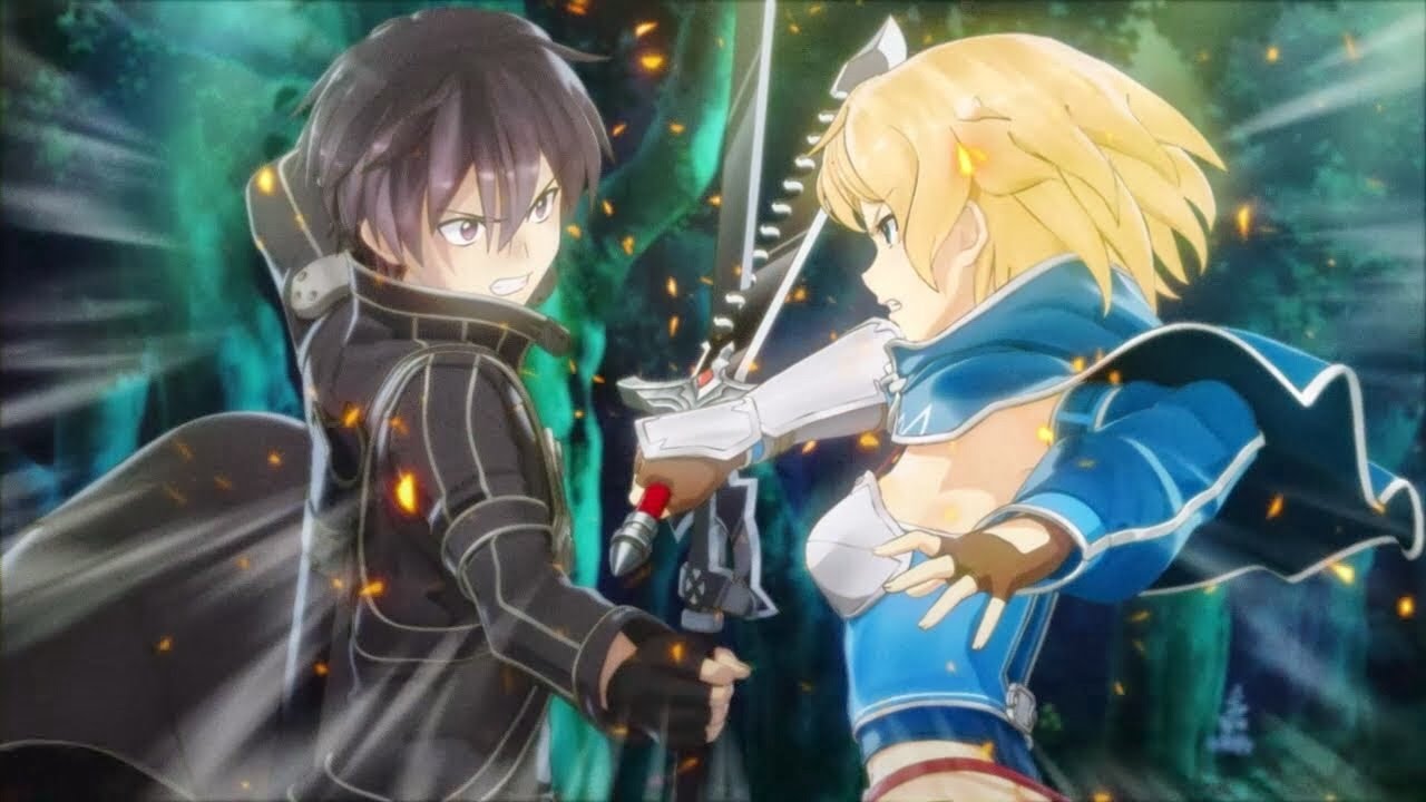 Sword Art Online: Hollow Fragment Part 1 - Kirito vs Philia (Cutscene)
