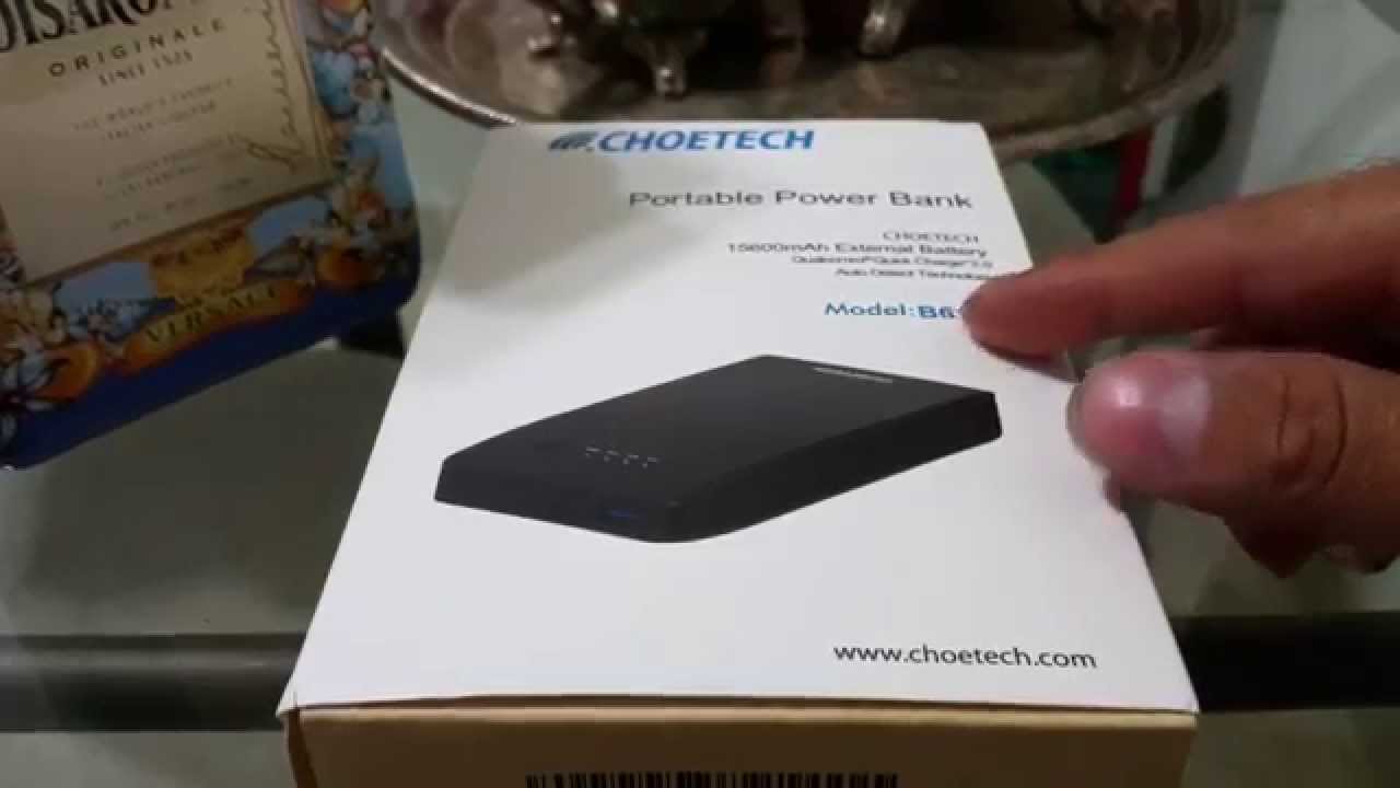 Unboxing Choetech 15600mah battery bank