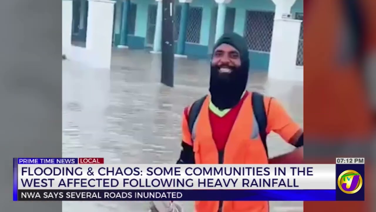 Flooding & Chaos: Some Communities In The West Affected Following Heavy Rainfall  | TVJ News