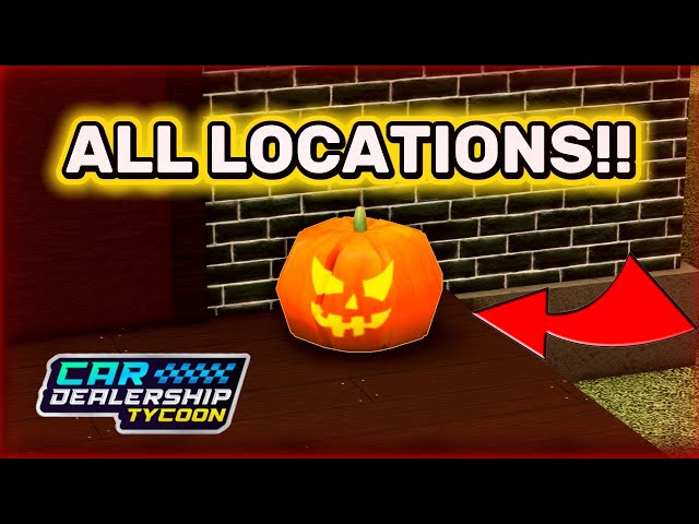 🔥 All NEW 31 Pumpkin Locations In Car dealership tycoon! | Mird