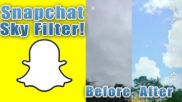 How To Get The Sky Filter In Snapchat - Snapchat Sky Filter - Snapchat V10.18.1