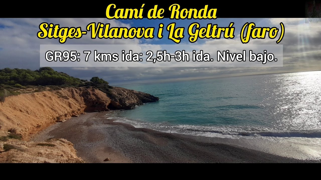 GR92. Camino de Ronda Sitges-Vilanova. Subidas/pendientes pronunciadas. Garraf👌2,5hr 7 km ida