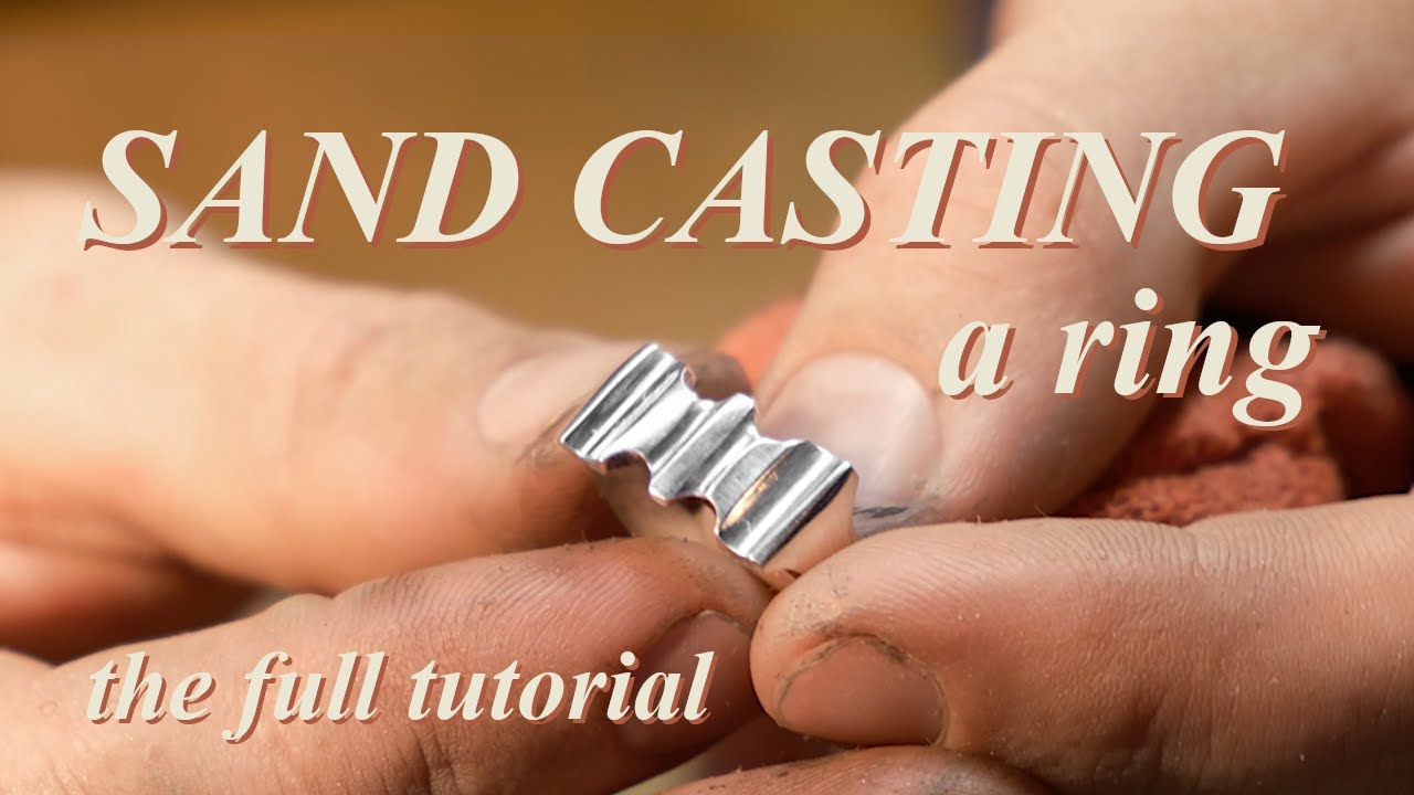 Sand casting tutorial - Mixed Metal ring - Twice cast technique