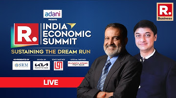 TV Mohandas Pai and Sanjeev Sanyal At Republic Business India Economic Summit