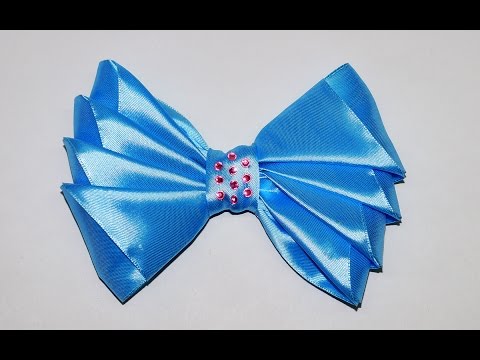 Make Cute Ribbon Hair Bow Step By Step · How To Make A Ribbon Hair Bow ·  Other on Cut Out + Keep