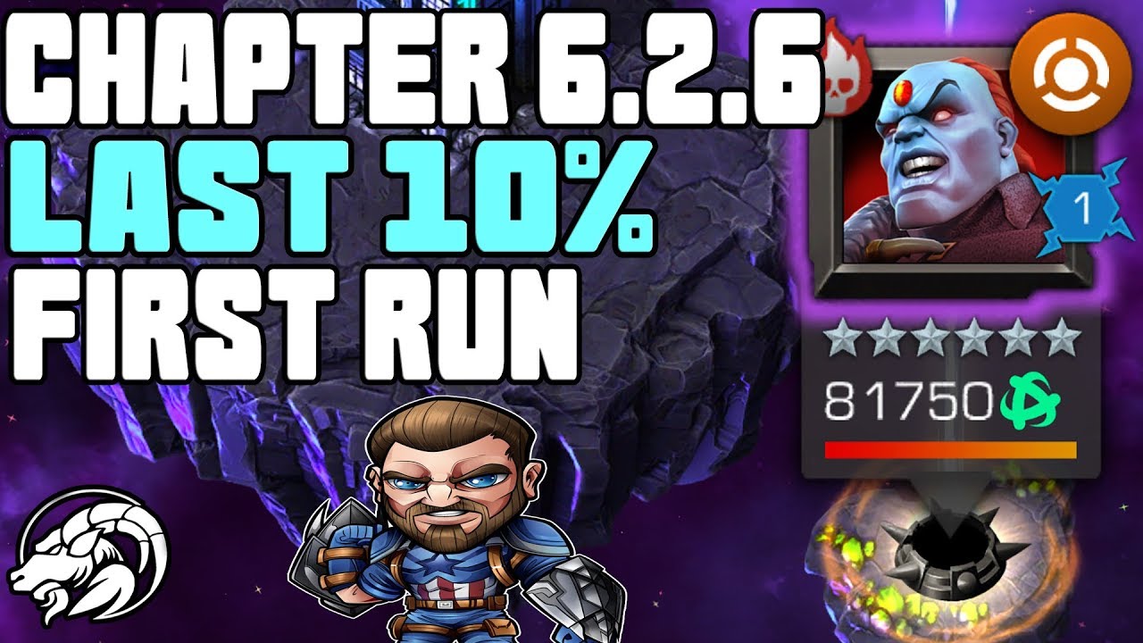 Chapter 6.2.6 Champion Boss Last 10% First Attempt | Marvel Contest Of Champions