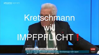 Kretschmann lässt sich juristisches Gutachten pro Impfpflicht erstellen