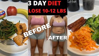 MILITARY DIET WEIGHT LOSS RESULTS 12LBS IN 3 DAYS!!! BEFORE \& AFTER PICS