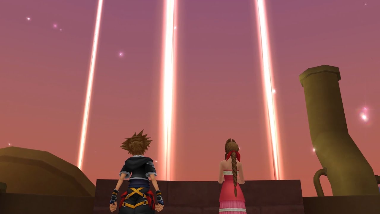 Kingdom Hearts II Final Mix Hollow Bastion Turns into Radiant Garden