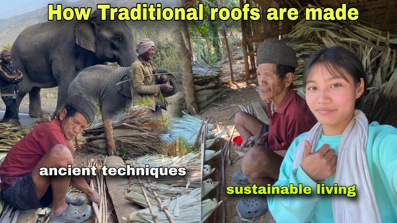 How Traditional roofs are made | ancient techniques