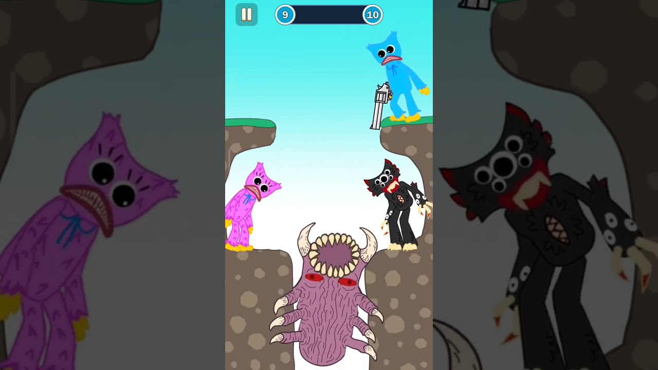 Hugy's Funny Animated Story - Huggy Huggy Can't Be Saved - Hugy's Funny Story - Game Play