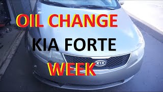 How to Oil Change for Kia Forte and Hyundai Genesis! Kia Forte Oil Capacity