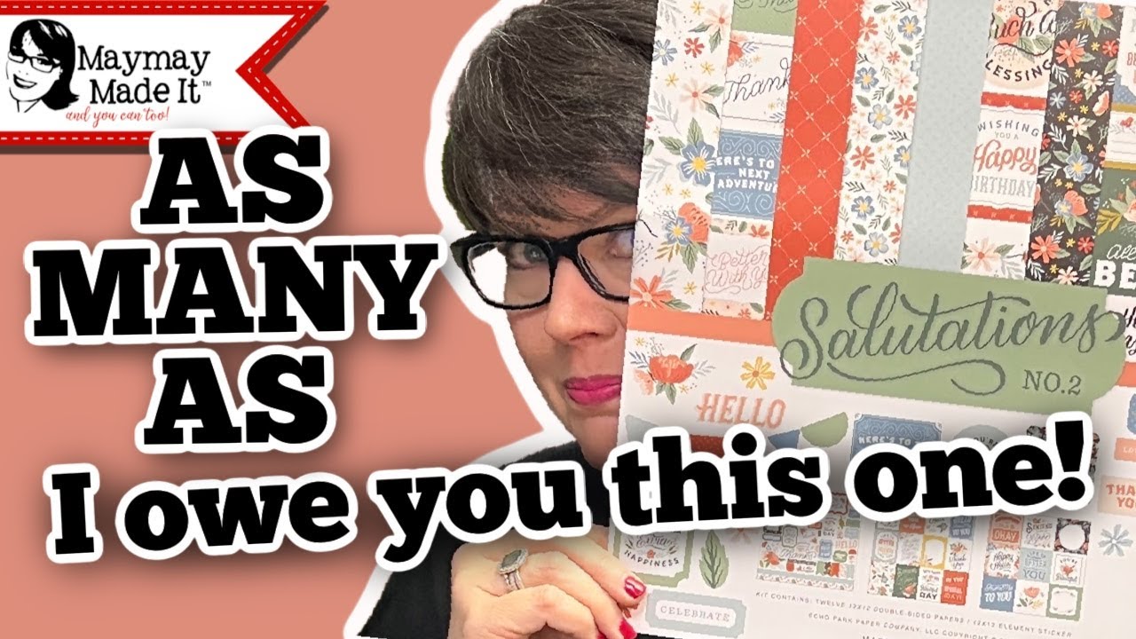 This is gonna be a LOT OF CARDS!  As Many As and a giveaway
