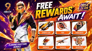 FREE Rewards 9th Anniversary Event 🎁 | FREE Magic Cube &amp; Bundle Free Fire - 24 June 2026