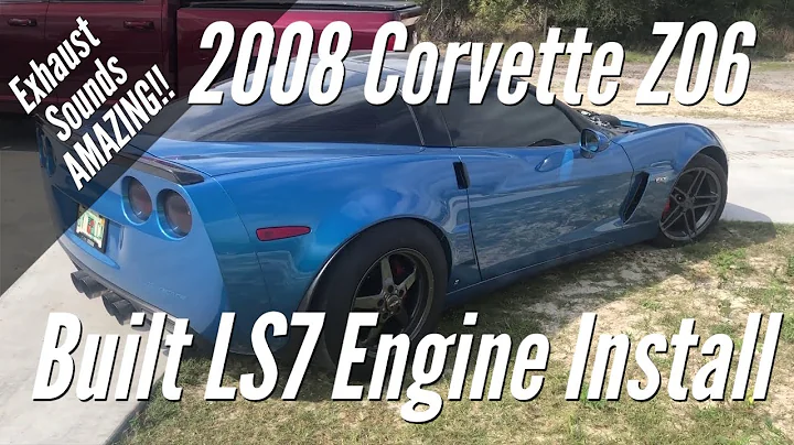 Corvette Z06 LS7 Engine Install