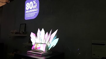 ISE 2020: 3D Projection Mapping - Retail Environment