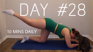 Day Beginner 10 Mins Daily 30 Day Workout Challenge - Full Body At Home No Equipment