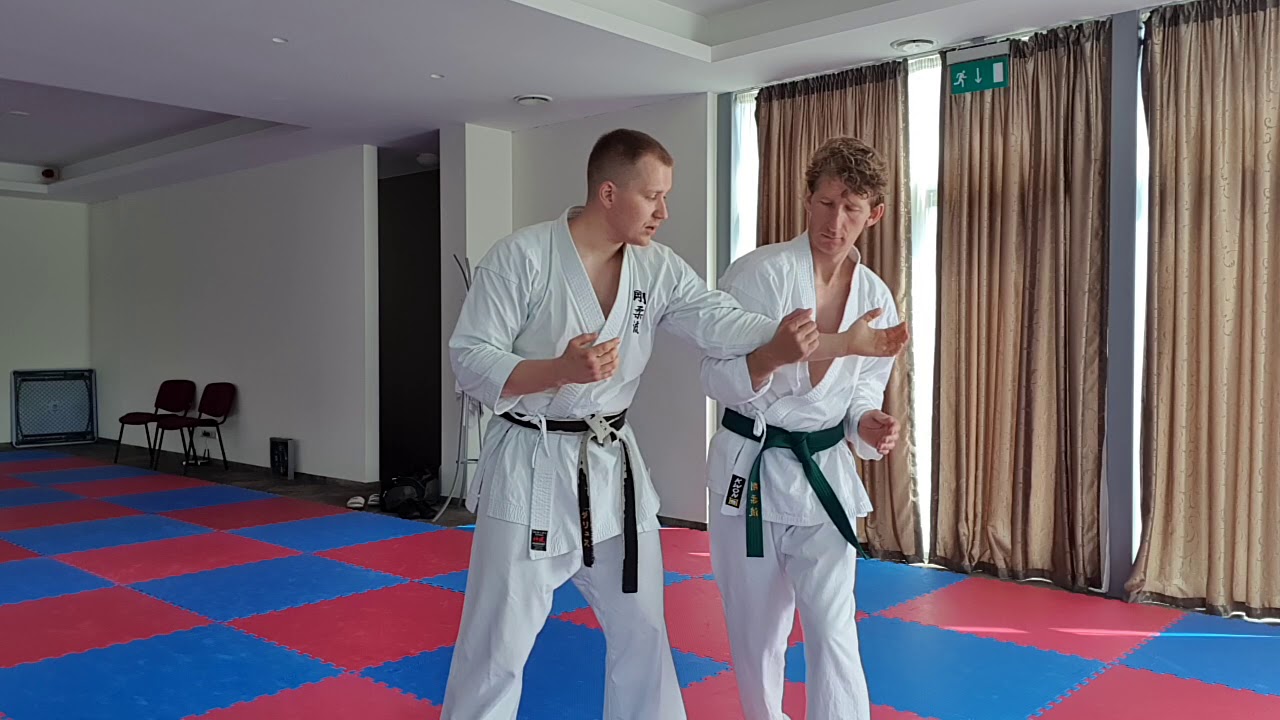 Karate straight elbows part 2 YouTube