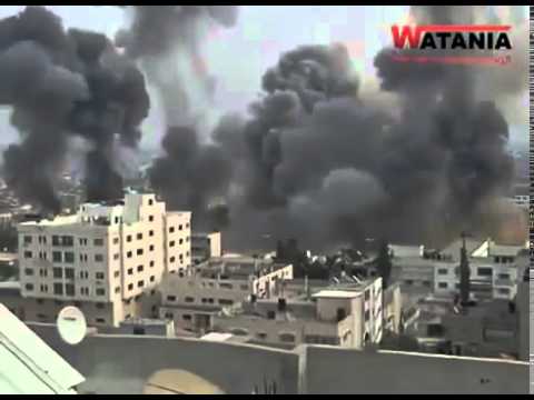 ისრაელი ღაზას აი ასე ბომბავს