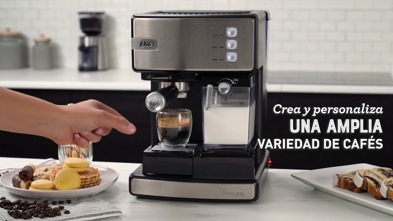  Oster PrimaLatte BVSTEM6603R Rojo Máquina automática espresso :  Hogar y Cocina