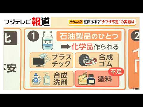 “ナフサ不足”で商品パッケージ変更相次ぐも…政府「必要量確保されている」（2026年05月20日）
