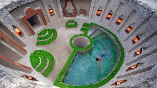 Incredible Building Skills! Build Most Modern Underground Swimming Pool and Secret Underground House