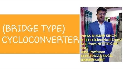 Cycloconverter (Bridge Type) हिन्दी