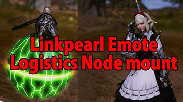 PVP Series 3 Linkpearl emote and Logistics Node mount | #FFXIV