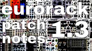 Eurorack Modular Rhythmic Sequencing Methods