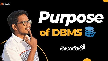 Purpose of Dbms System | DBMS in Telugu | DBMS Tutorials in Telugu