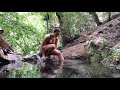 Summer hike to Jordan Hot Springs, Gila National Forest, New Mexico