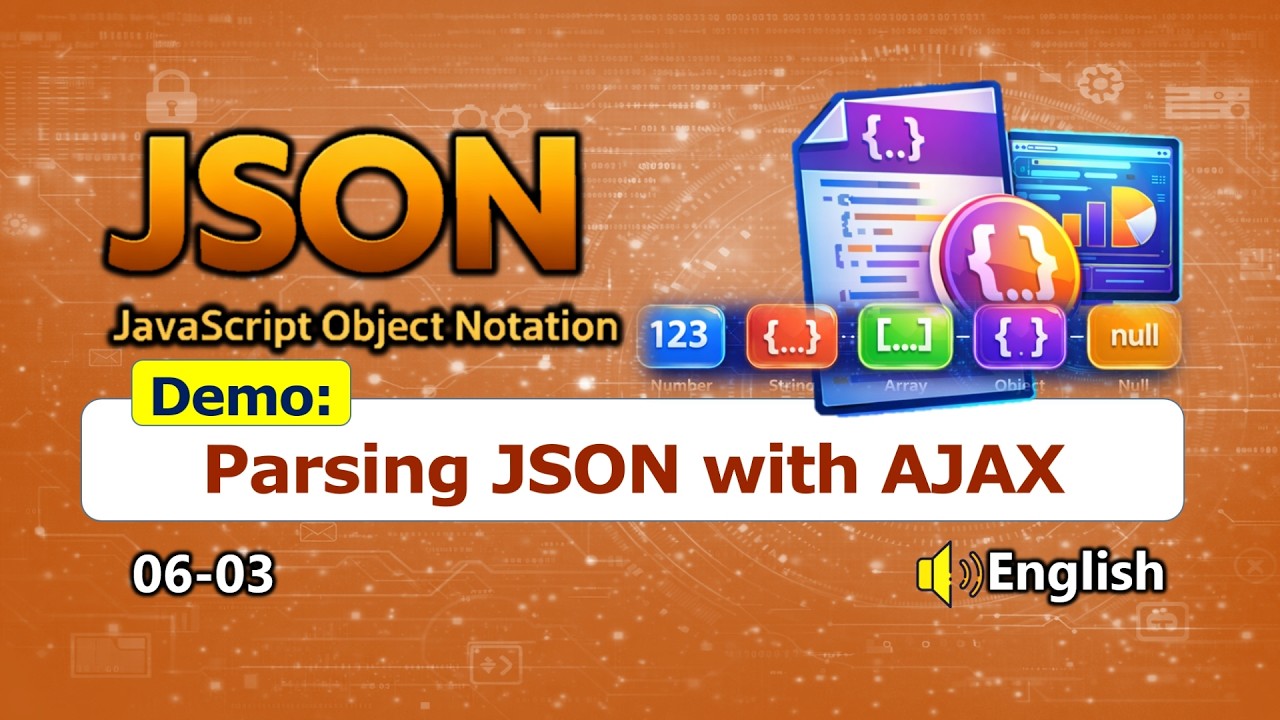 [06-03] JSON in JavaScript with AJAX - YouTube