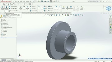 How to Design a PVC FLANGE #172 | Industrial design||SolidWorks||Mechanical |@DesignWithAjay
