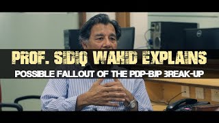Prof. Sidiq Wahid explains possible fallout of the PDP-BJP break-up