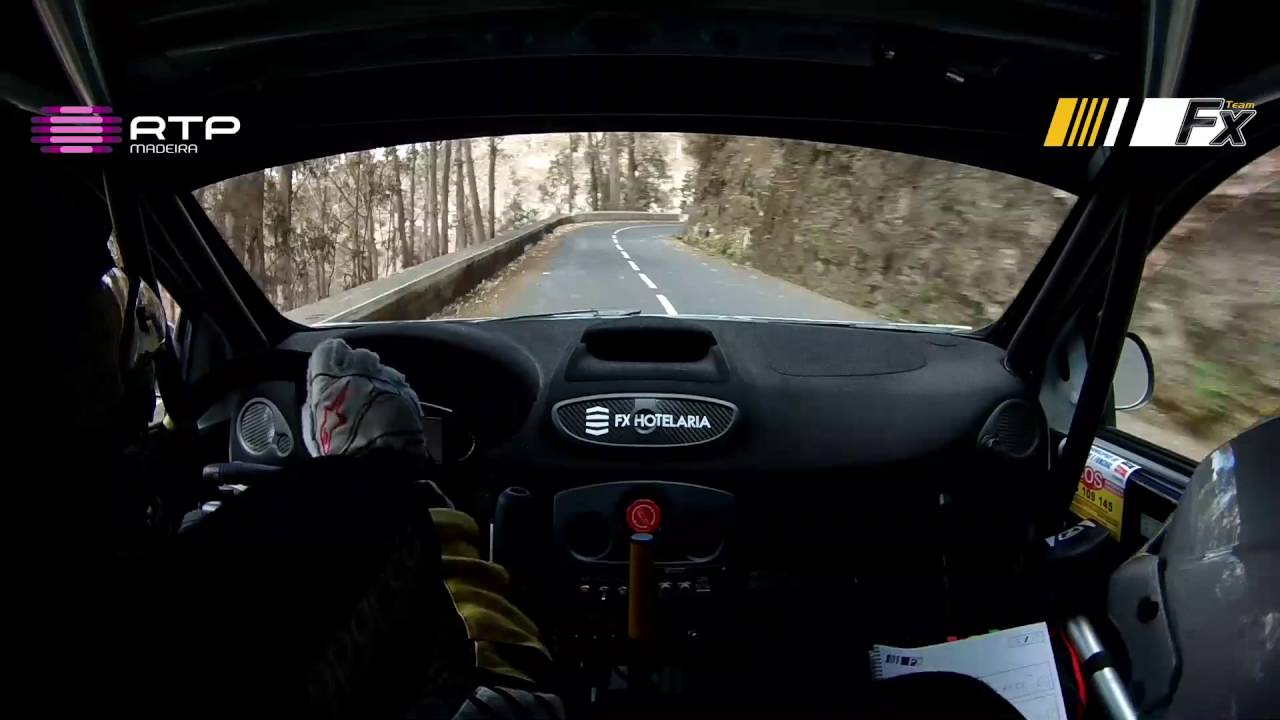 Onboard João Silva - Rui Rodrigues Renault Clio R3 4ªPec Rali Municípios Câmara de Lobos - Funchal