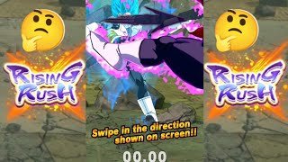 (Dragon Ball Legends) WHAT HAPPENS WHEN YOU FAILED TO SWIPE ON A RISING RUSH IN FULL POWER BATTLE? screenshot 3