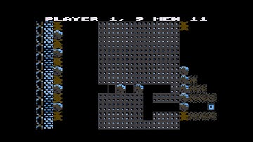 Atari Boulder Dash (Knibble Dash 6). Cave 11