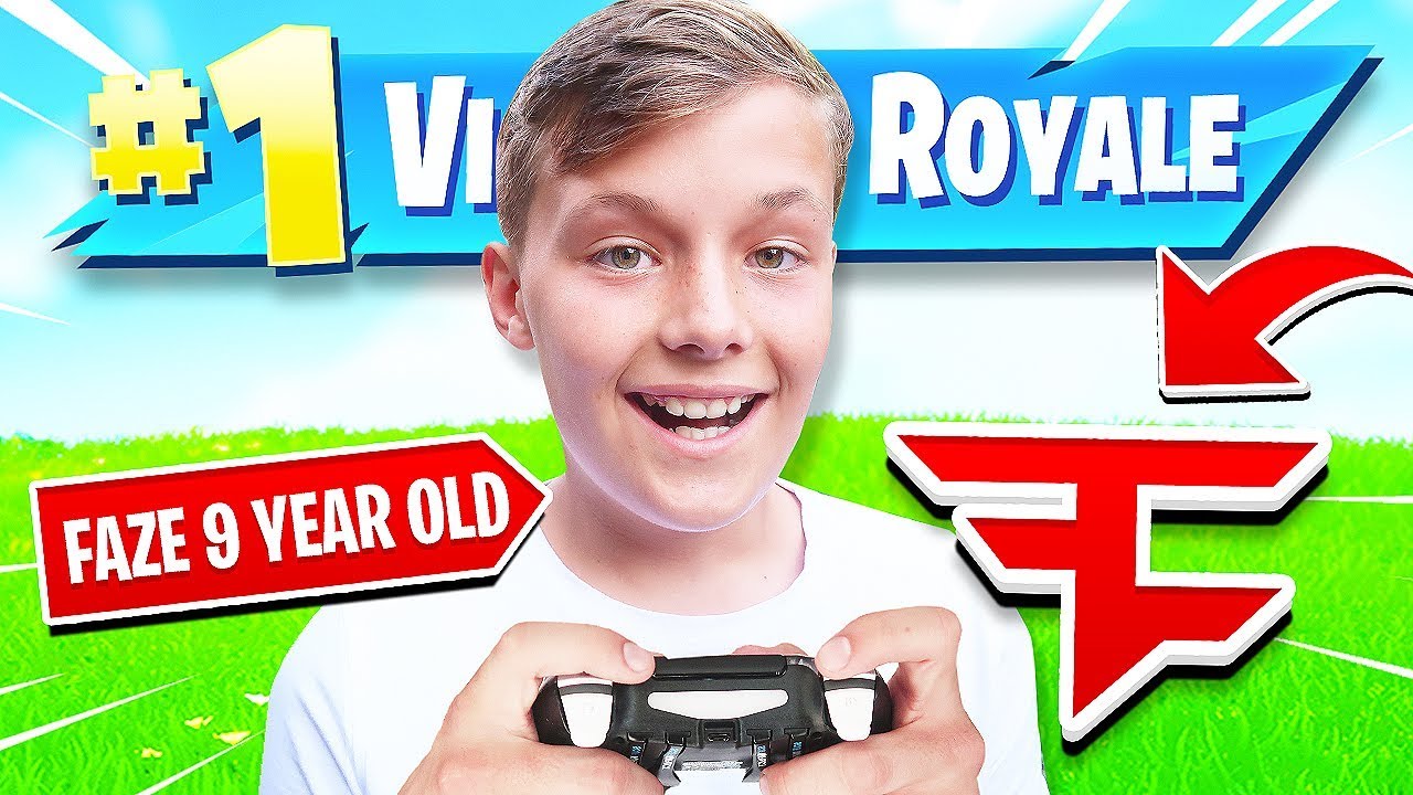 9 YEAR OLD JOINS FAZE CLAN IF HE WINS FORTNITE